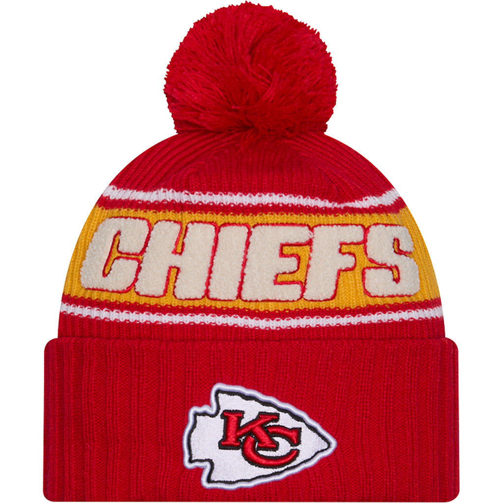 NFL Kansas City Chiefs New Era 2024 Sideline Sport Knit Hat