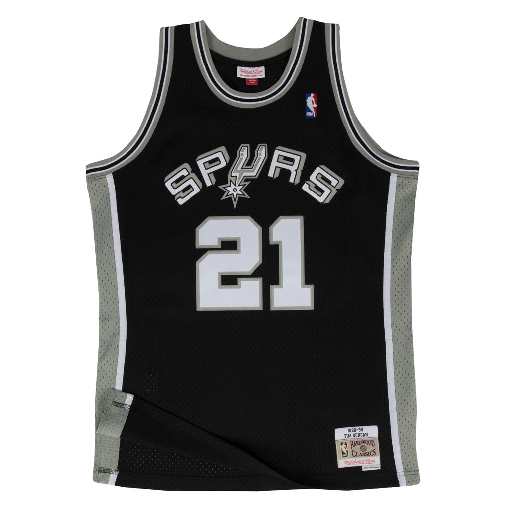 NBA San Antonio Spurs Tim Duncan Mitchell &amp; Ness &#39;98 Retro Swingman Jersey