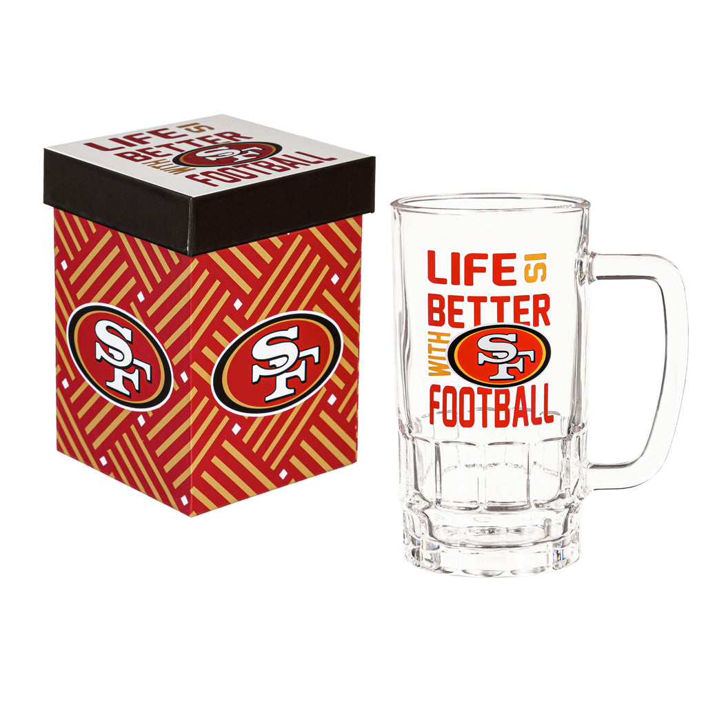 NFL San Francisco 49ers Evergreen 18oz Boxed Tankard