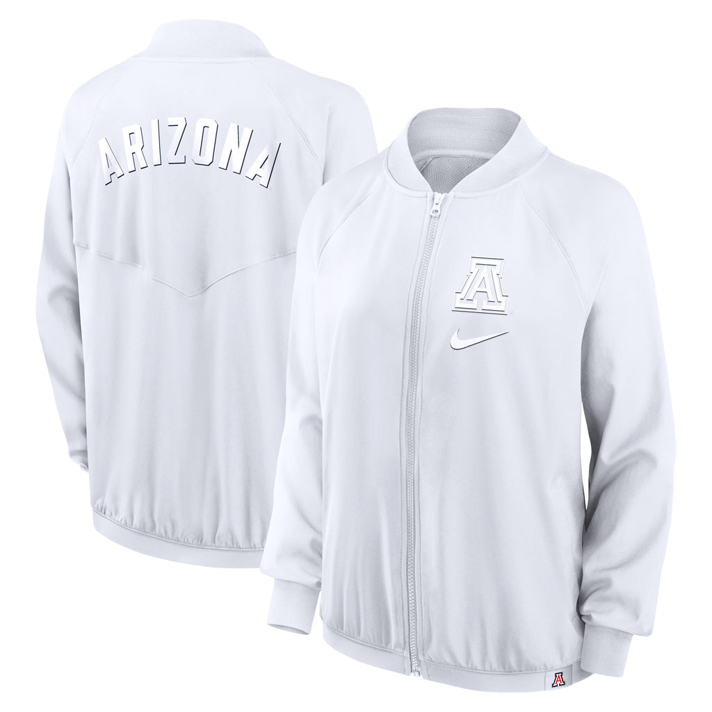 NCAA Arizona Wildcats Womens Nike Full Zip Bomber Jacket