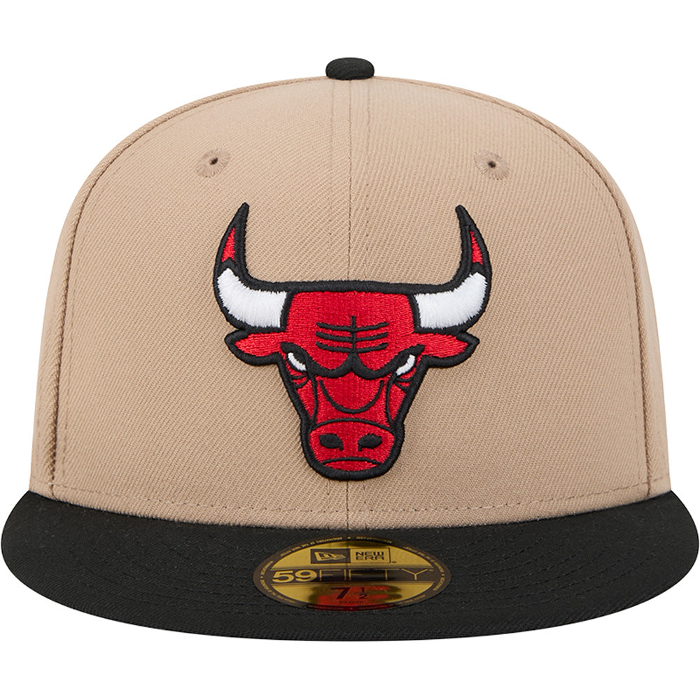 NBA Chicago Bulls New Era Camel 59FIFTY Fitted