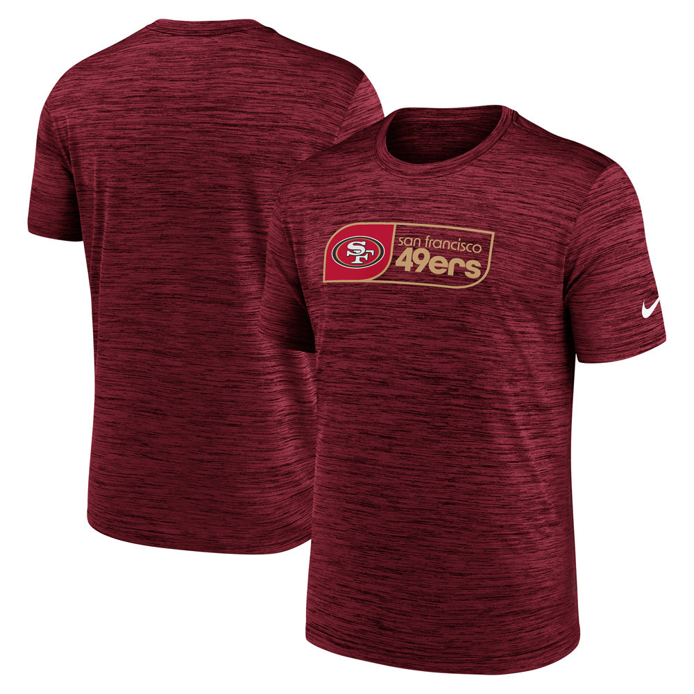 NFL San Francisco 49ers Nike Jock Tag Velocity T-Shirt - Red