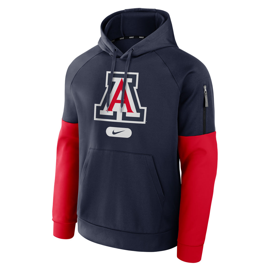 NCAA Arizona Wildcats Nike Fitness Pullover Hoodie - Navy