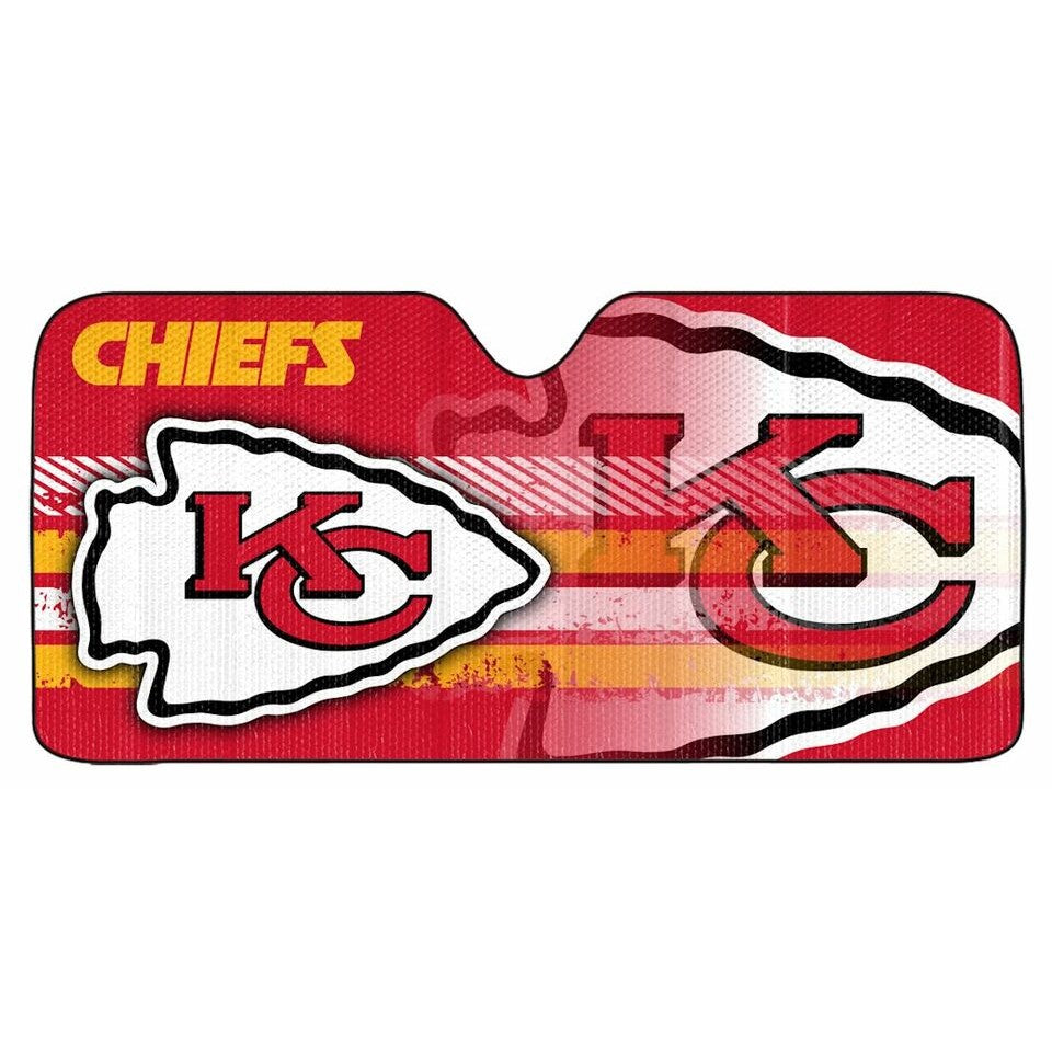 NFL Kansas City Chiefs Logo Auto Sun Shade