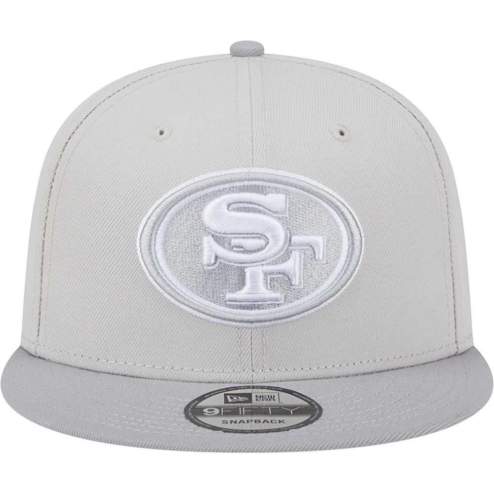 NFL San Francisco 49ers New Era Two-Tone Color Pack Overcast 9FIFTY Snapback