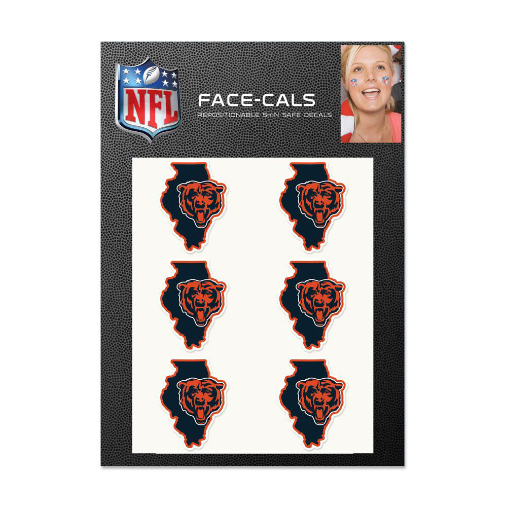 NFL Chicago Bears WinCraft 6-Pack State Logo Face-Cals