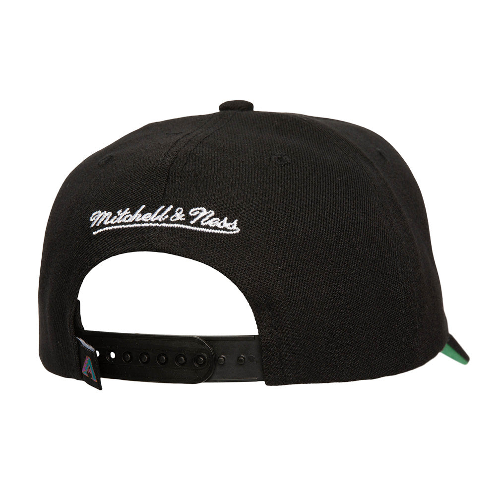 MLB Arizona Diamondbacks Mitchell &amp; Ness Primary Neon Logo Pro Snapback Hat