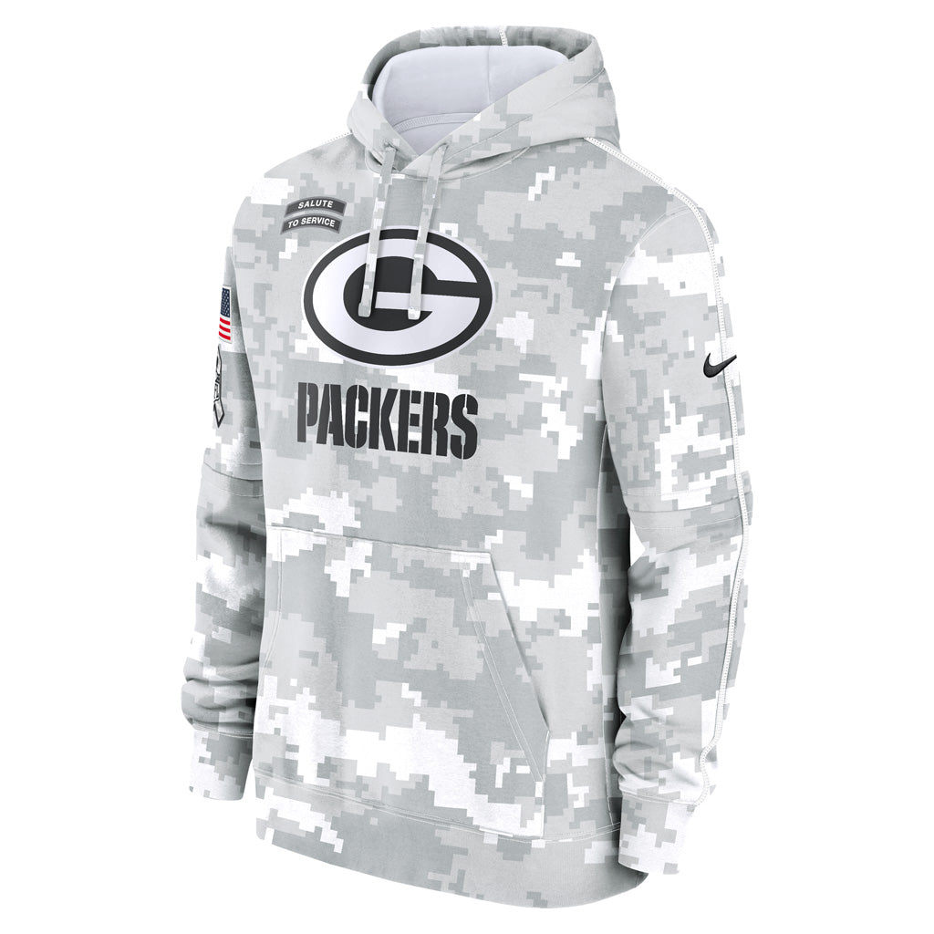 NFL Green Bay Packers Nike 2024 Salute to Service Club Hoodie