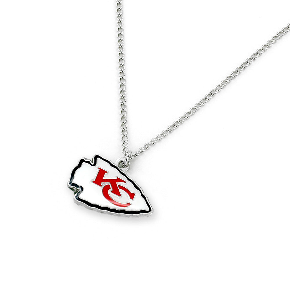 NFL Kansas City Chiefs Aminco Logo Pendant Necklace