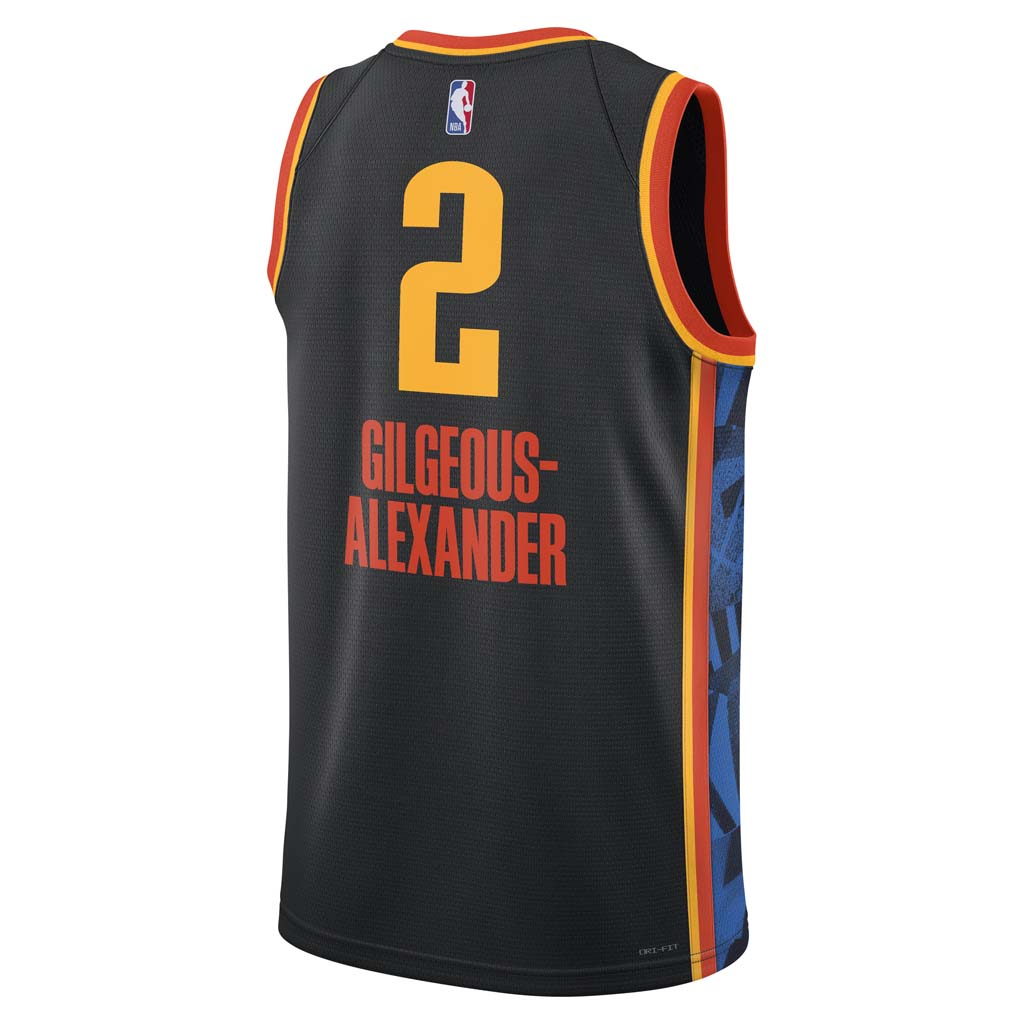 NBA Oklahoma City Thunder Shai Gilgeous-Alexander Nike 2024/25 City Edition Swingman Jersey