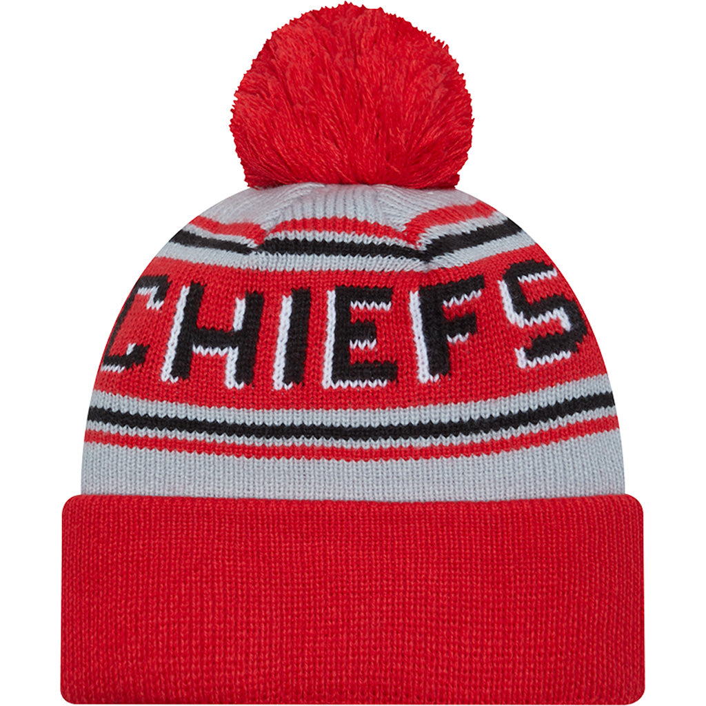 NFL Kansas City Chiefs New Era Pom Wordmark Knit Hat