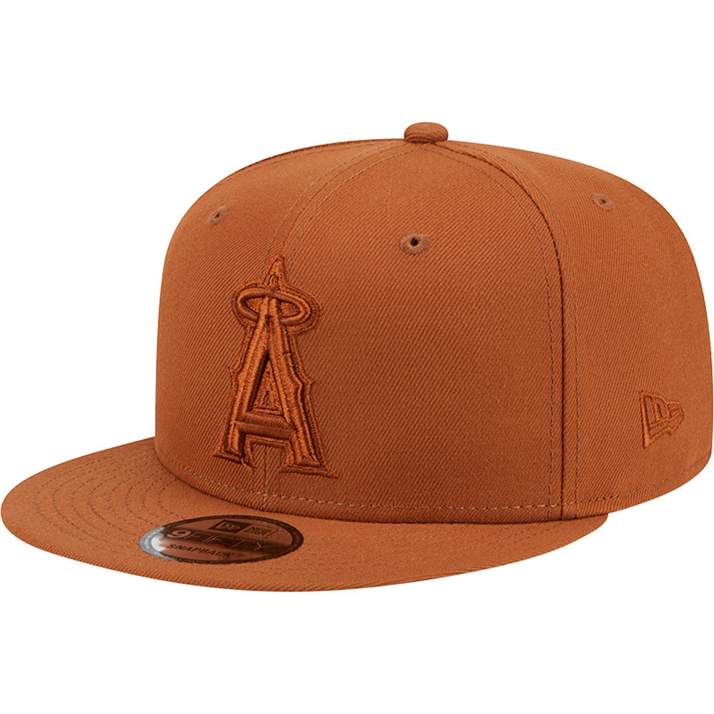 MLB Los Angeles Angels New Era Earthly Brown 9FIFTY Snapback Hat