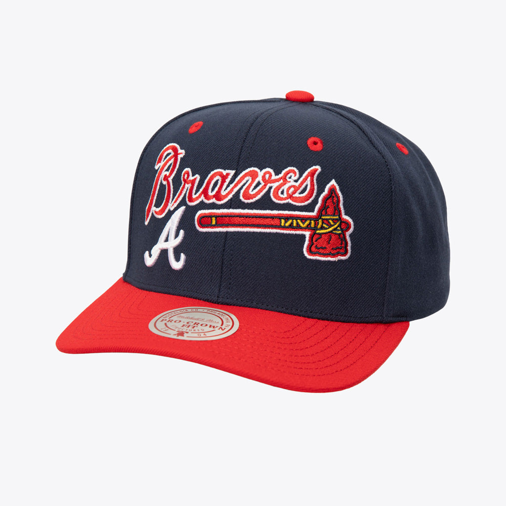 MLB Atlanta Braves Mitchell &amp; Ness Cooperstown All In 2.0 Pro Snapback