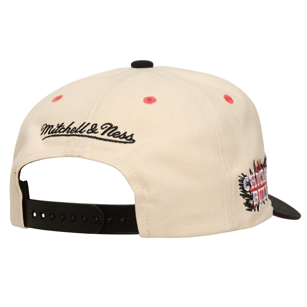 NBA Chicago Bulls Mitchell &amp; Ness Overspray Pro Snapback