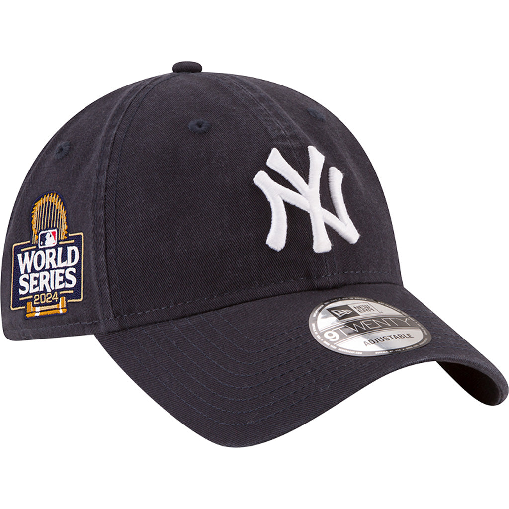 MLB New York Yankees New Era 2024 World Series Participation Patch 9TWENTY Adjustable Slouch Hat