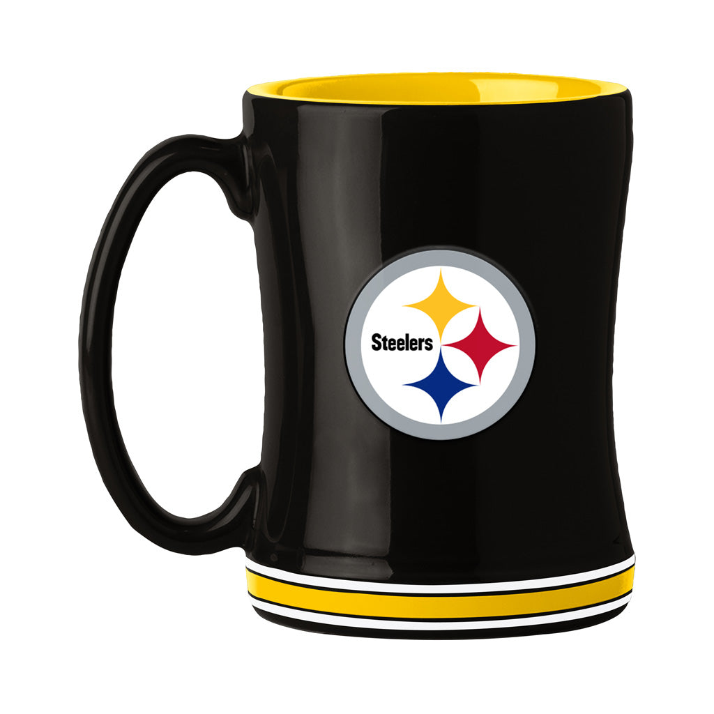 NFL Pittsburgh Steelers Logo Brands Relief Mug