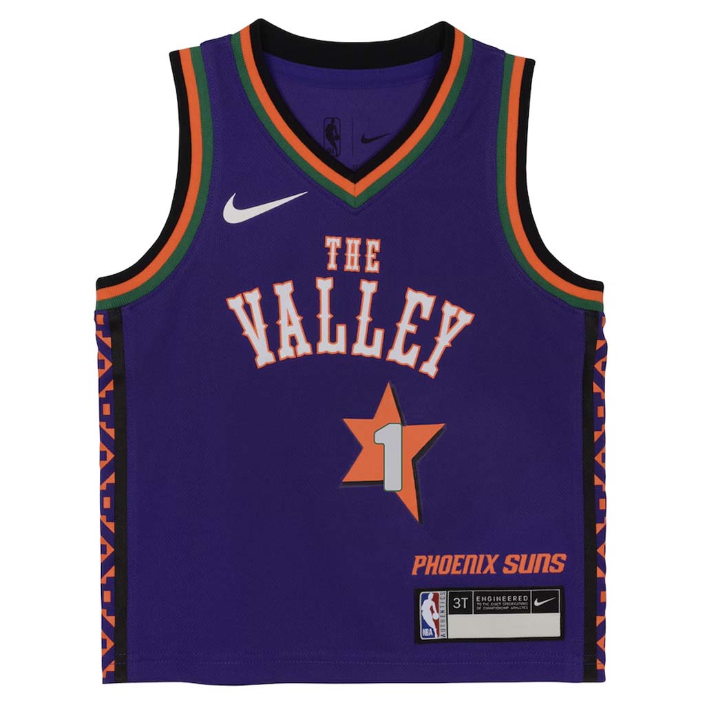 NBA Phoenix Suns Devin Booker Toddler Nike 2024/25 City Edition Swingman Jersey