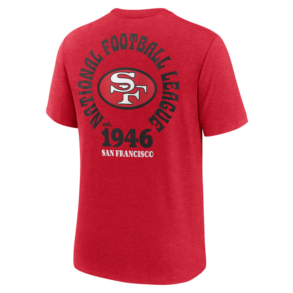 NFL San Francisco 49ers Nike 2-Hit Triblend Tee