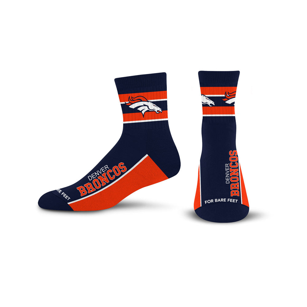 NFL Denver Broncos For Bare Feet Lil&#39; Deuce Ankle Socks