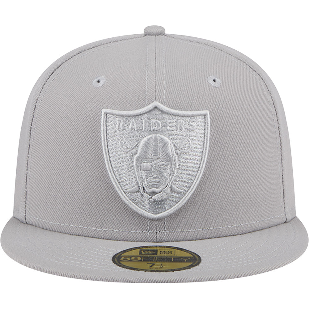 NFL Las Vegas Raiders New Era Gray on Gray 59FIFTY Fitted