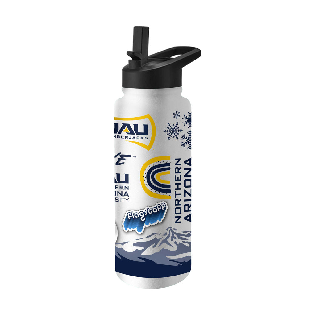 NCAA Northern Arizona Lumberjacks Logo Brands 34oz Native Quencher Bottle