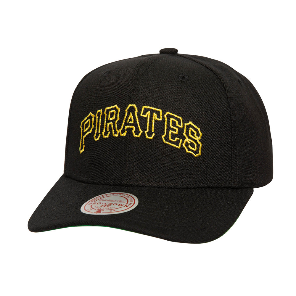 MLB Pittsburgh Pirates Mitchell &amp; Ness Neon Logo Pro Snapback Hat