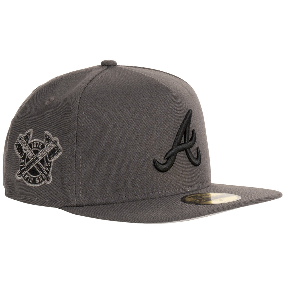 MLB Atlanta Braves New Era Carbon A-Frame 59FIFTY Fitted