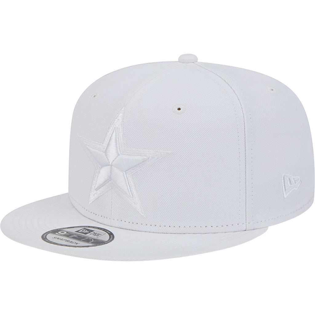 NFL Dallas Cowboys New Era White on White 9FIFTY Snapback Hat