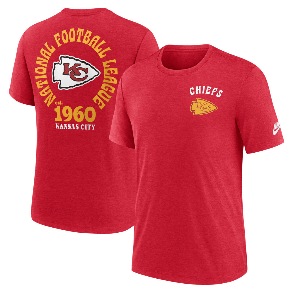 NFL Kansas City Chiefs Nike 2-Hit Triblend Tee