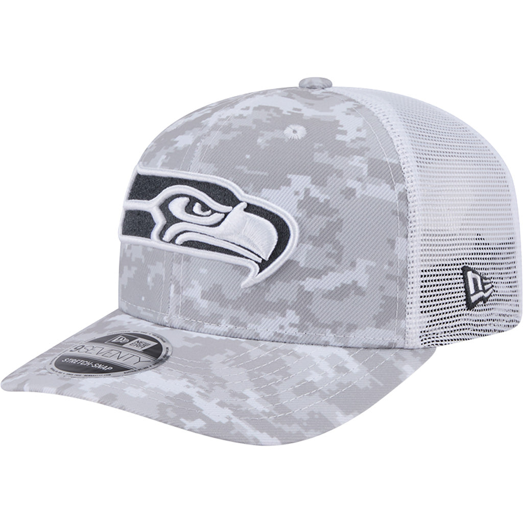 NFL Seattle Seahawks New Era 2024 Salute to Service 9SEVENTY Stretch-Snapback Hat