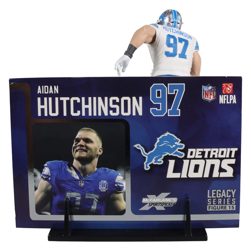 NFL Detroit Lions Aiden Hutchinson McFarlane 7&quot; Platinum Collectible Figure