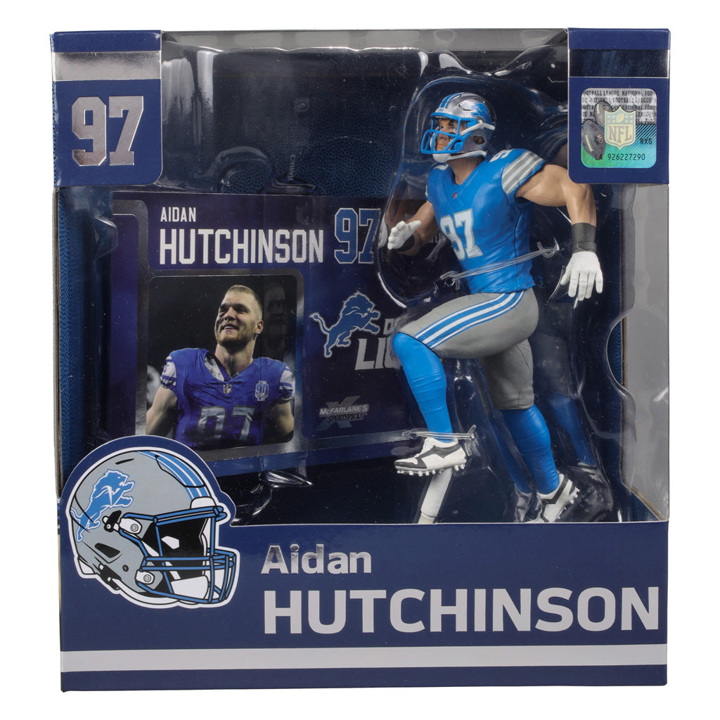 NFL Detroit Lions Aiden Hutchinson McFarlane 7&quot; Collectible Figure