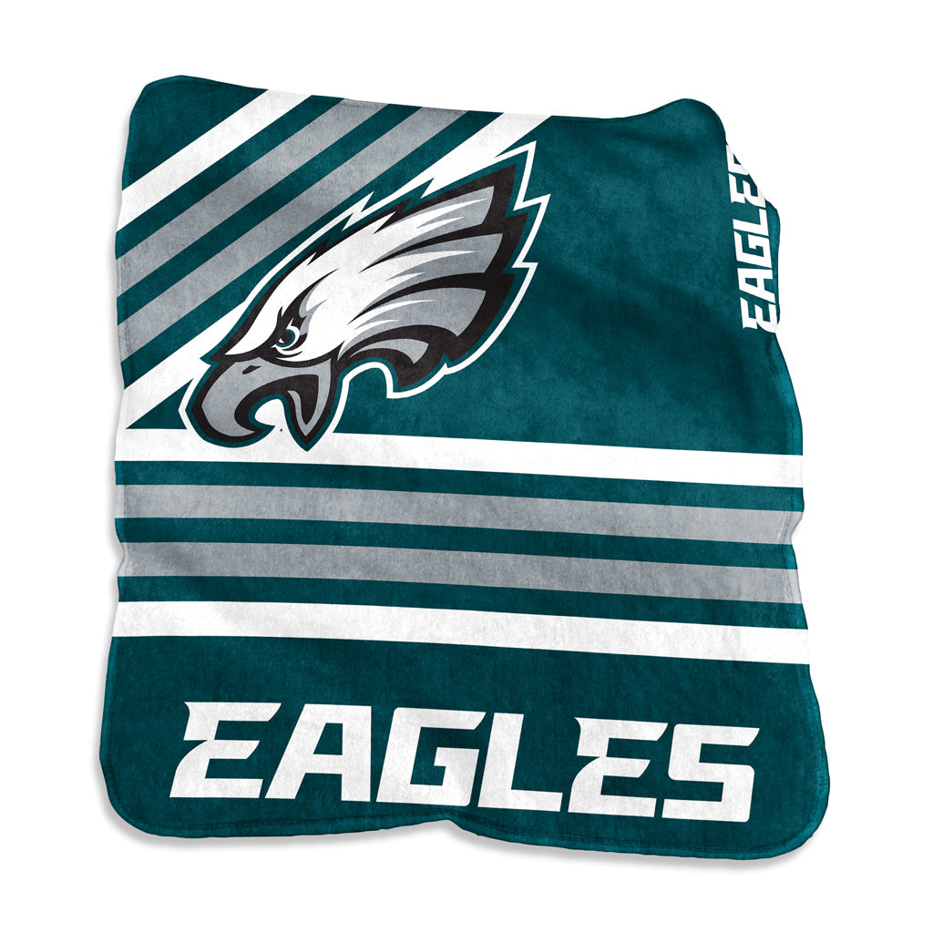 NFL Philadelphia Eagles Logo Brands 50x60 Raschel Blanket