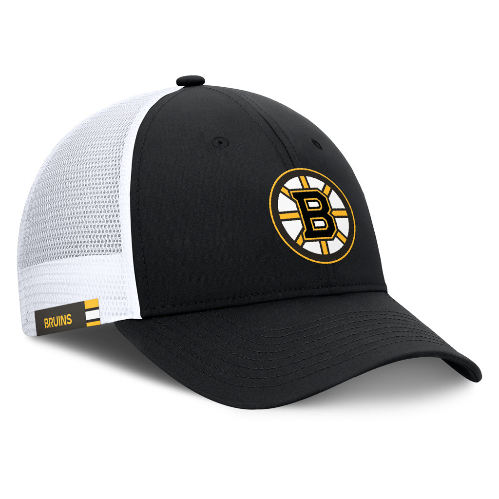 NHL Boston Bruins Fanatics Authentic Pro Tucker Snapack Hat