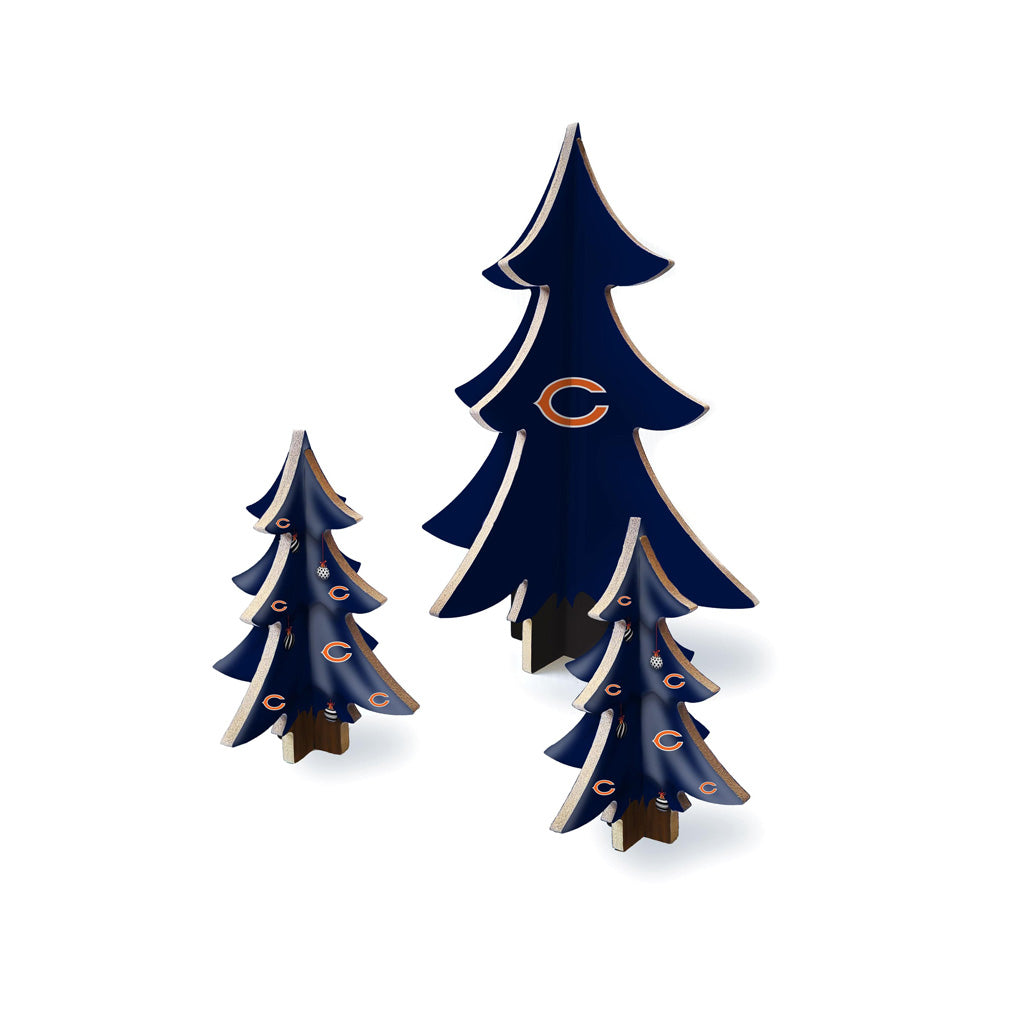 NFL Chicago Bears Fan Creations Desktop Tree Set