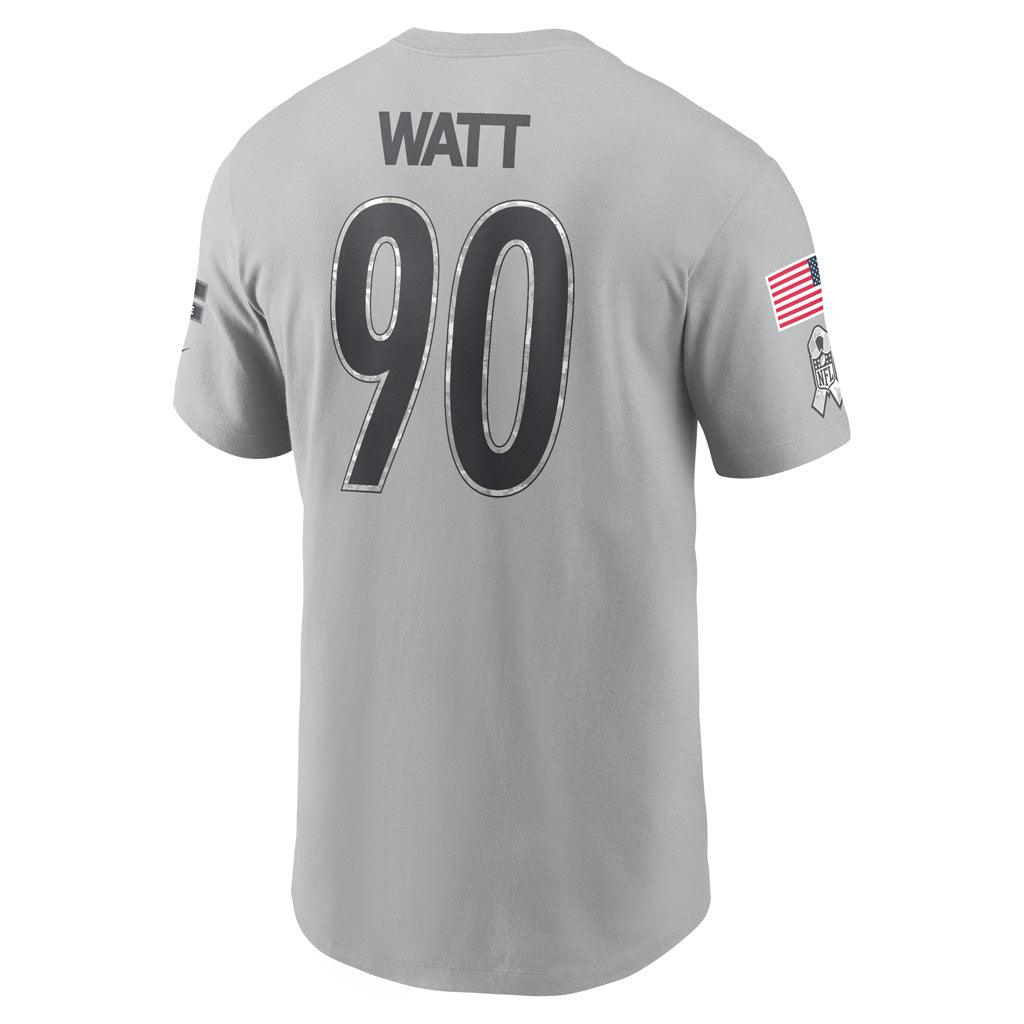 NFL Pittsburgh Steelers T.J. Watt 2024 Salute to Service Name &amp; Number Tee