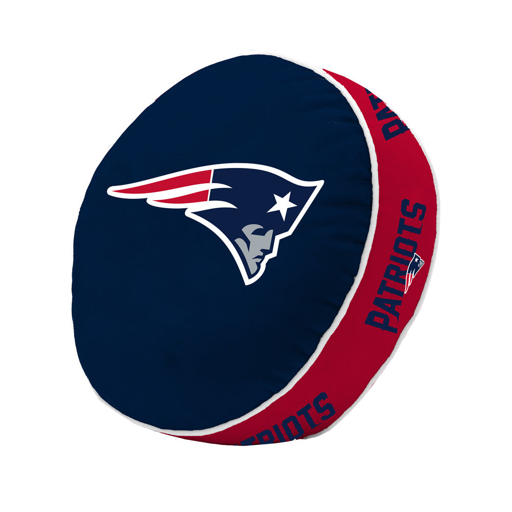 NFL New England Patriots Logo Brands Puff Pillow