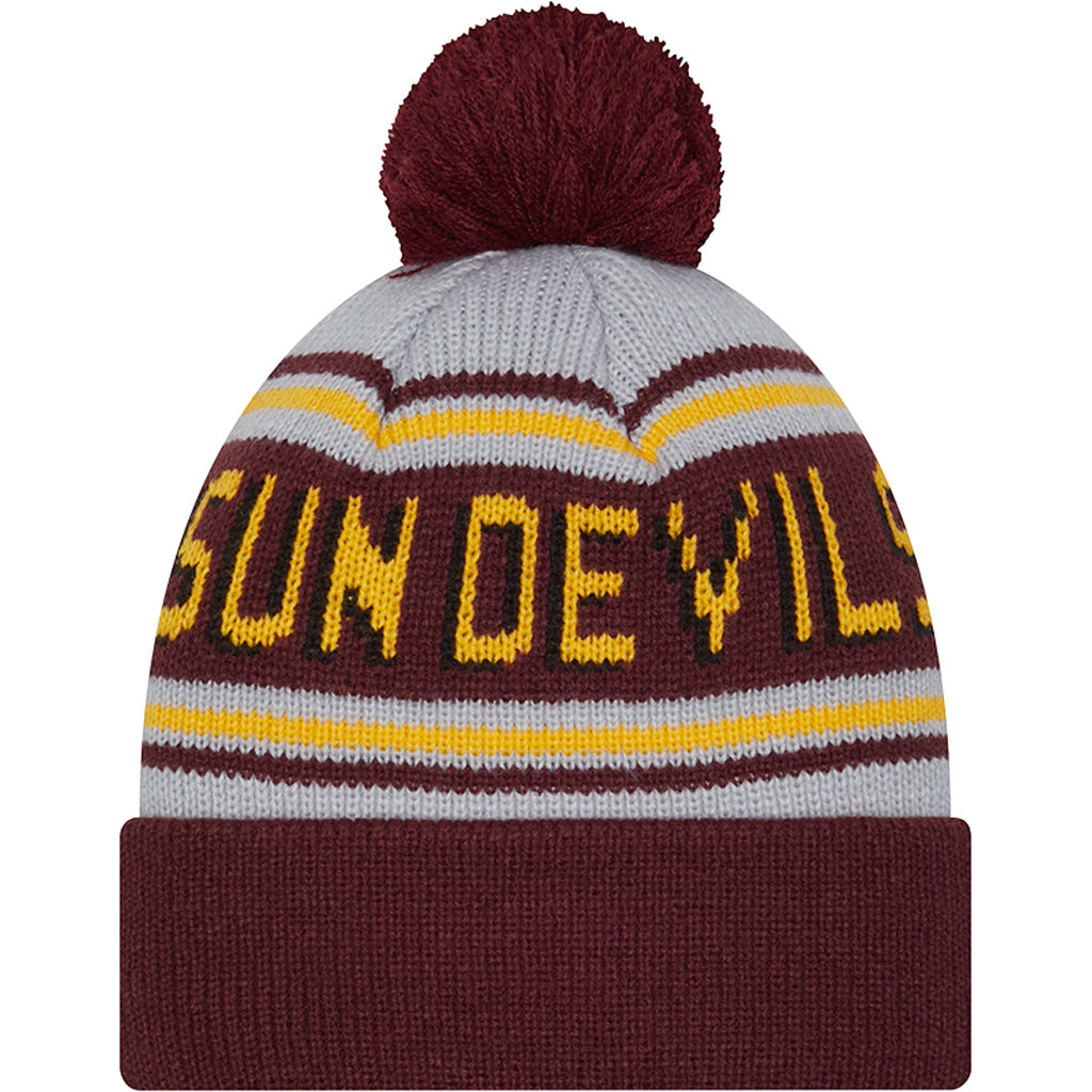 NCAA Arizona State Sun Devils New Era Pom Wordmark Knit Hat