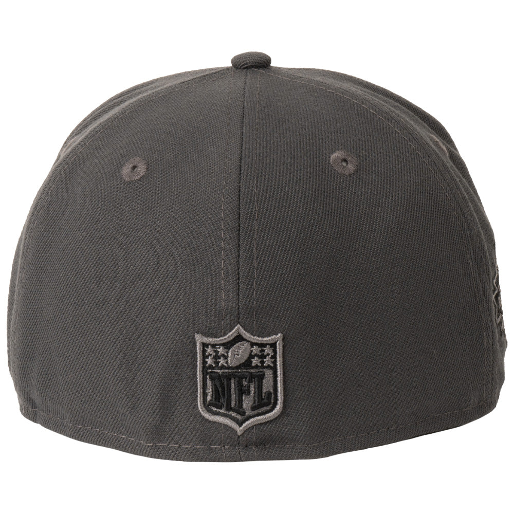 NFL Dallas Cowboys New Era Gray &amp; Black A-Frame 59FIFTY Fitted Hat