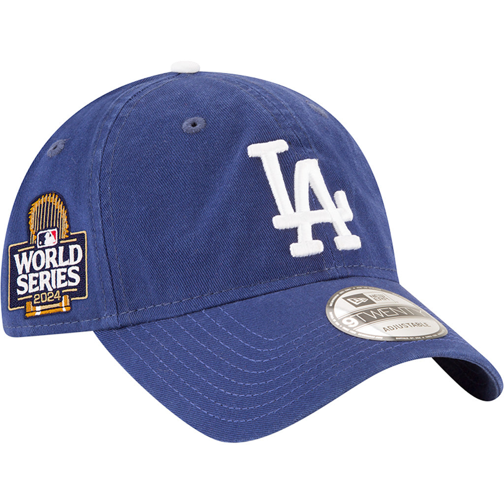 MLB Los Angeles Dodgers New Era 2024 World Series Participation Patch 9TWENTY Adjustable Slouch Hat