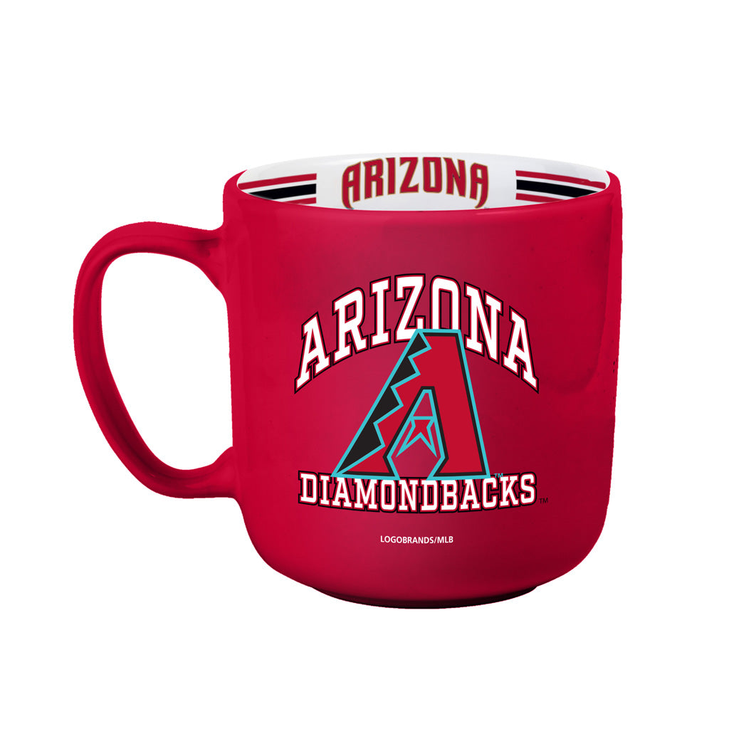 MLB Arizona Diamondbacks Logo Brands 15oz Stripe Mug