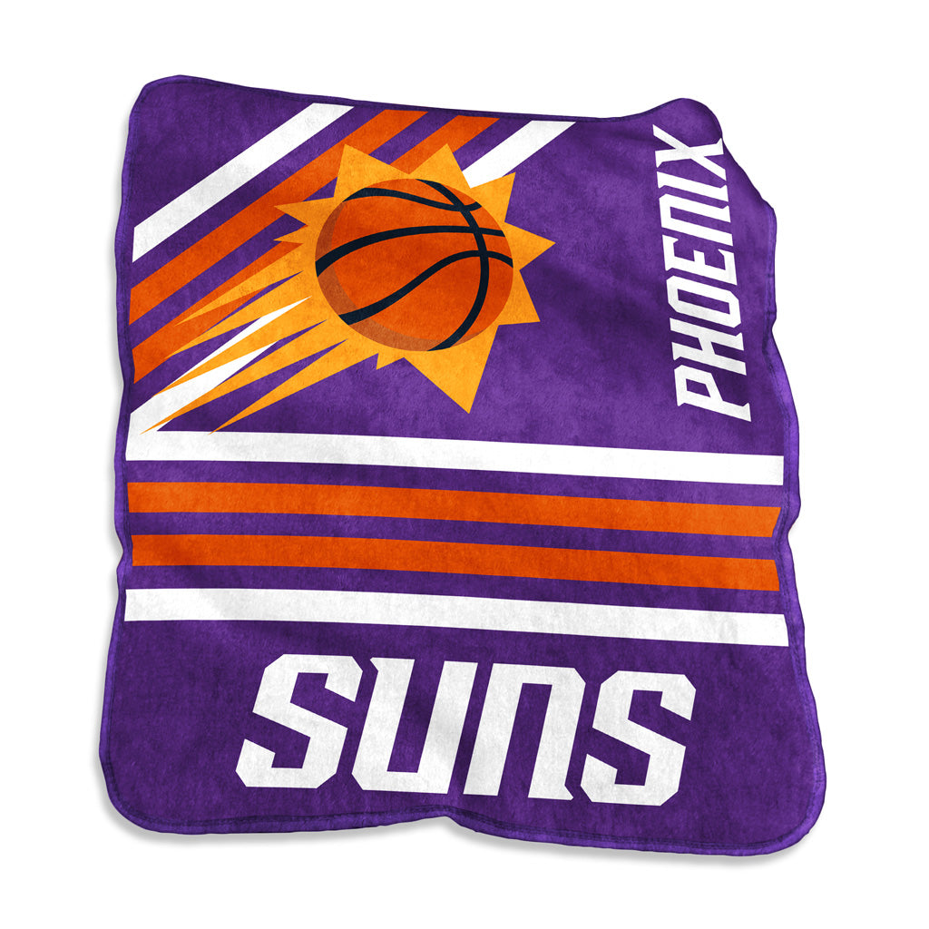 NBA Phoenix Suns Logo Brands 50x60 Raschel Blanket