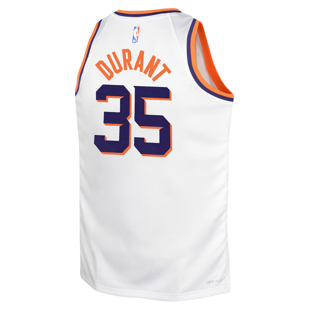 NBA Phoenix Suns Kevin Durant Youth Nike Association Swingman Jersey