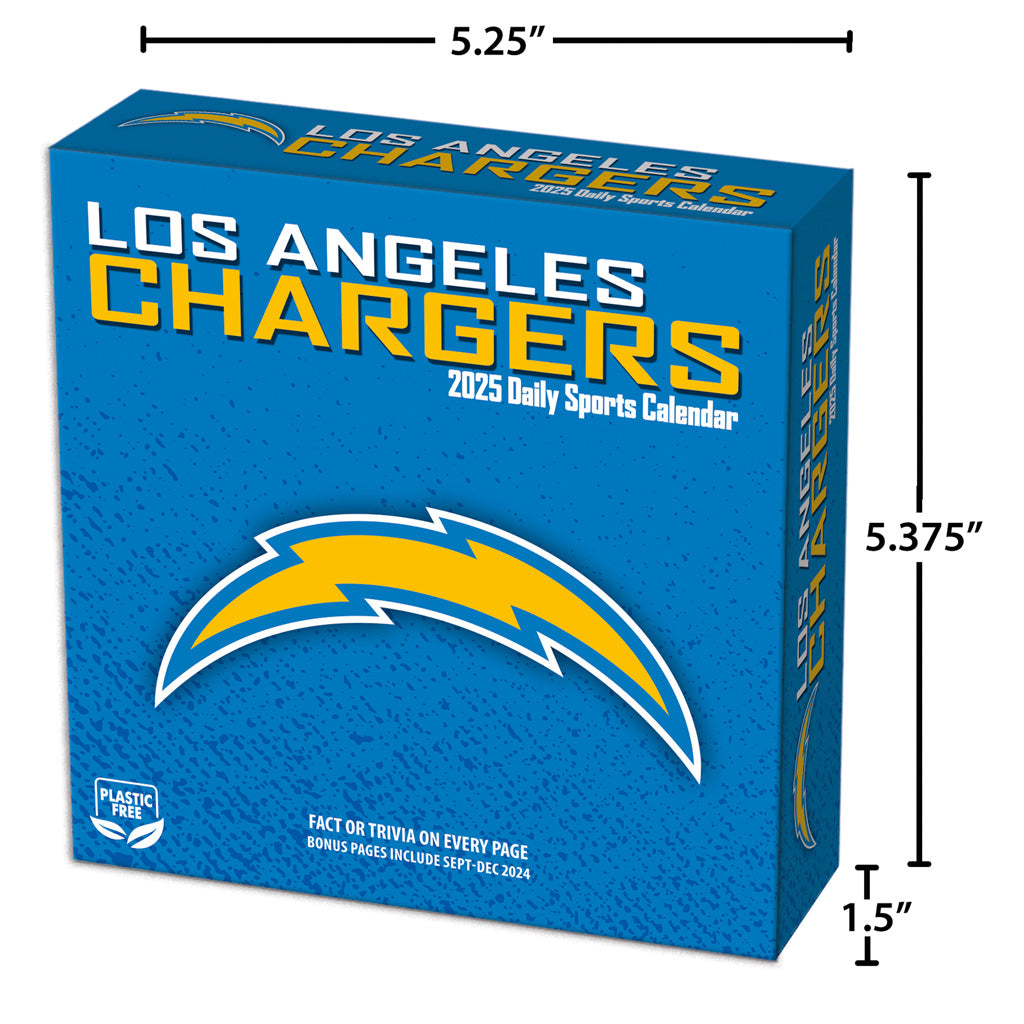 NFL Los Angeles Chargers 2024-2025 Boxed Calendar