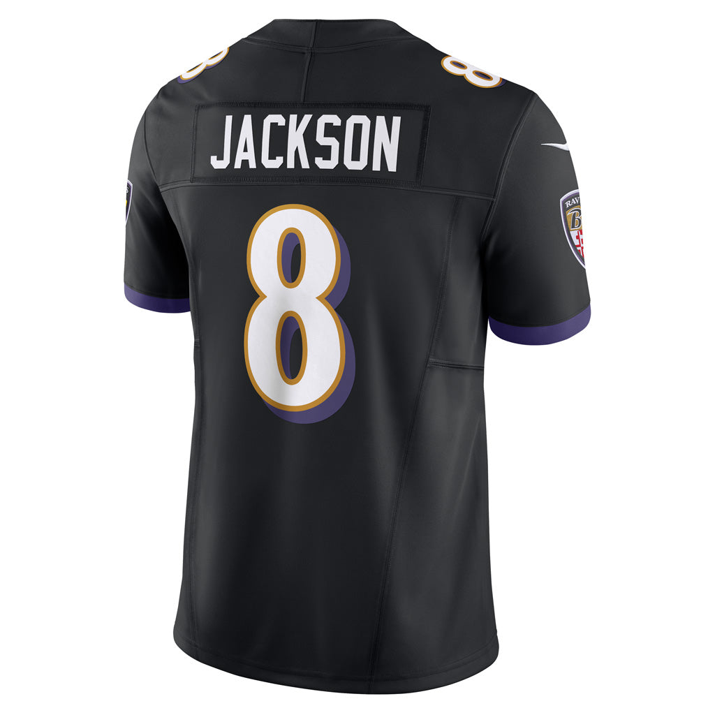 NFL Baltimore Ravens Lamar Jackson Nike 2023/24 Alternate Vapor F.U.S.E Limited Jersey