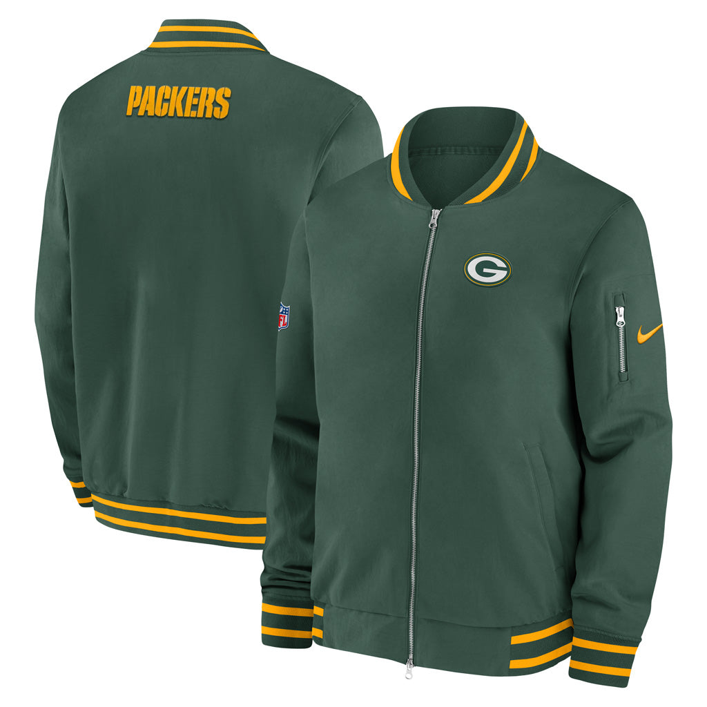 NFL Green Bay Packers Nike Coach Bomber Jacket