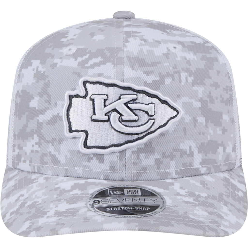 NFL Kansas City Chiefs New Era 2024 Salute to Service 9SEVENTY Stretch-Snapback Hat