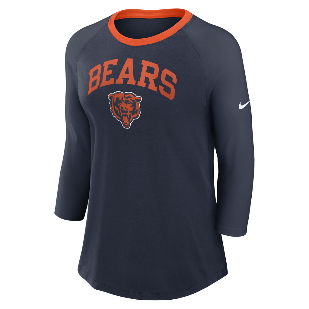 NFL Chicago Bears Women&#39;s Nike Fashion 3/4 Sleeve Tee