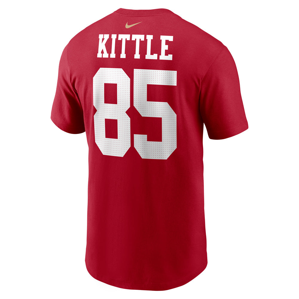 NFL San Francisco 49ers George Kittle Nike Player Pride Name &amp; Number T - Shirt -  Red