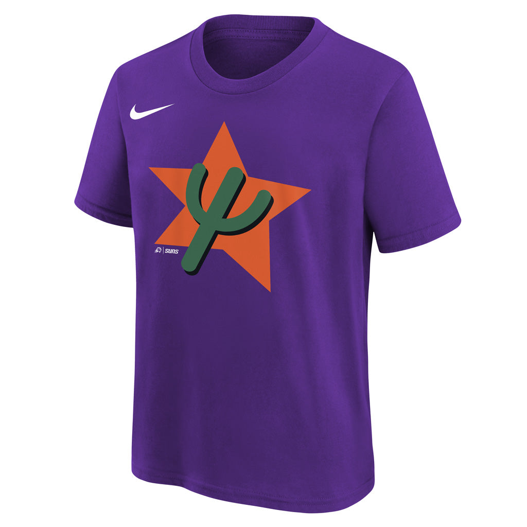 NBA Phoenix Suns Youth Nike City Edition 2024/25 Essential Logo T-Shirt